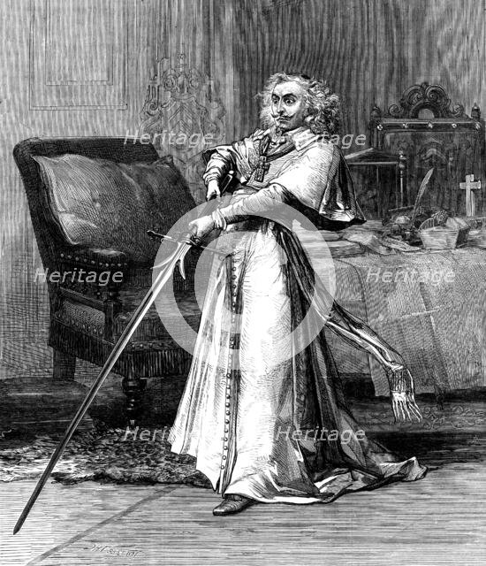 "With this I...did hand to hand engage the stalworth Englishers", scene from "Richelieu", 1873. Creator: Unknown.