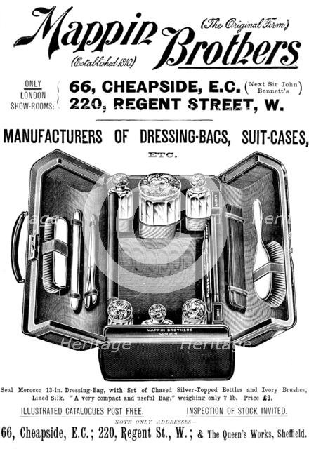 Advertisement for Mappin Brothers, 1898. Creator: Unknown.