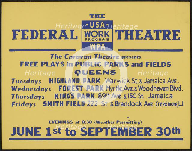 Caravan Theatre, New York, [1930s]. Creator: Unknown.