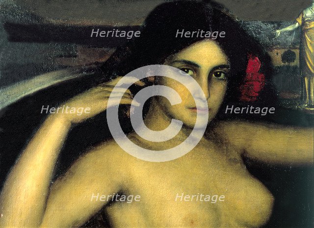 Altarpiece of Love', which displays the different types of Love, detail of lower central panel: '…