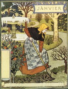 'Janvier', 1896. Creator: Eugene Samuel Grasset.