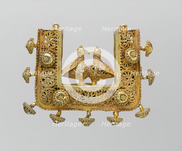 Earrings and Pendant, Iran, 11th-12th century. Creator: Unknown.