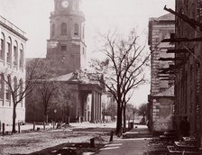 St. Michael's Church, Charleston, S.C., ca. 1864. Creator: George N. Barnard.