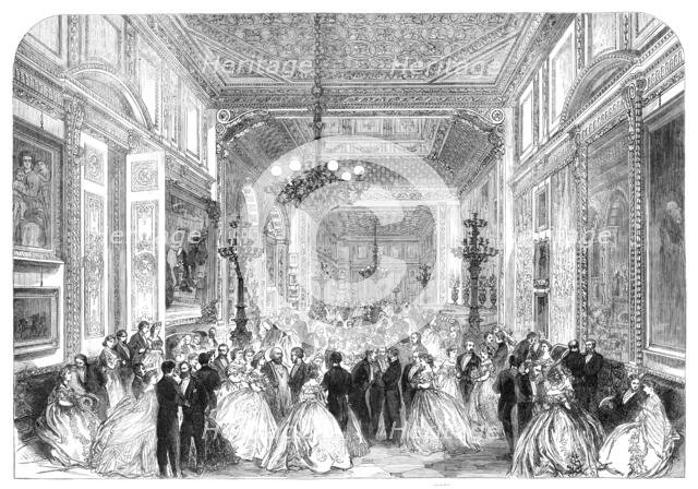 The Duchess of Sutherland's assembly at Stafford House in honour of Garibaldi, 1864. Creator: Unknown.