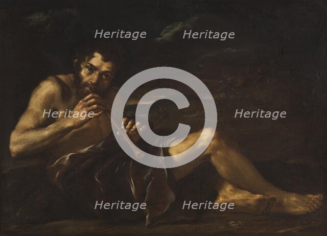 Shepherd Playing the Pipe. Creator: Unknown.