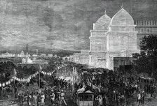 Illuminations at Calcutta in honour of the Prince of Wales...1876. Creator: Unknown.
