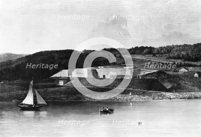 'Fort Knox, Maine', 1870-1875.Artist: Seth Eastman