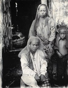 Sarawak: two Malay women and a child, c1900. Creator: Unknown.