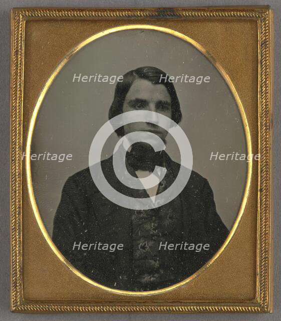 Portrait of a Man with Chin Whiskers, about 1850. Creator: Unknown.