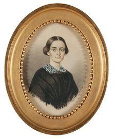 Clara Mathilda Klintberg, 1858. Creator: Elise Arnberg.