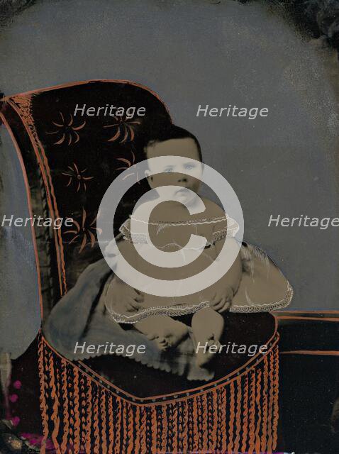 Portrait of a Baby, 1880s. Creator: Unknown.