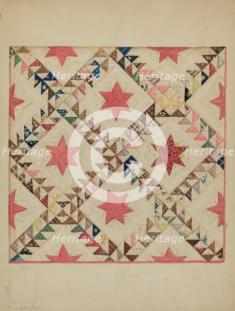 Bedspread, c. 1939. Creator: Henry Granet.