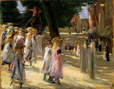'The Road to the School at Edam', 19th or early 20th century.  Artist: Max Liebermann