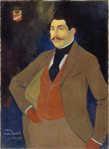 Portrait of Paul Adam (1862-1920), writer, c1900. Creator: Georges de Feure.