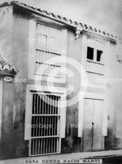 Birthpace of Jose Julian Marti Perez, (1853-1895), 1920s. Artist: Unknown