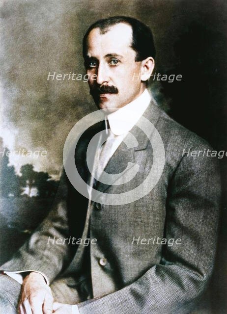 Orville Wright (1871-1948), American aeronautical pioneer. Creator: Unknown.