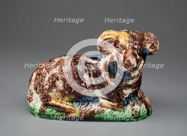 Ram, Staffordshire, c. 1780. Creator: Staffordshire Potteries.
