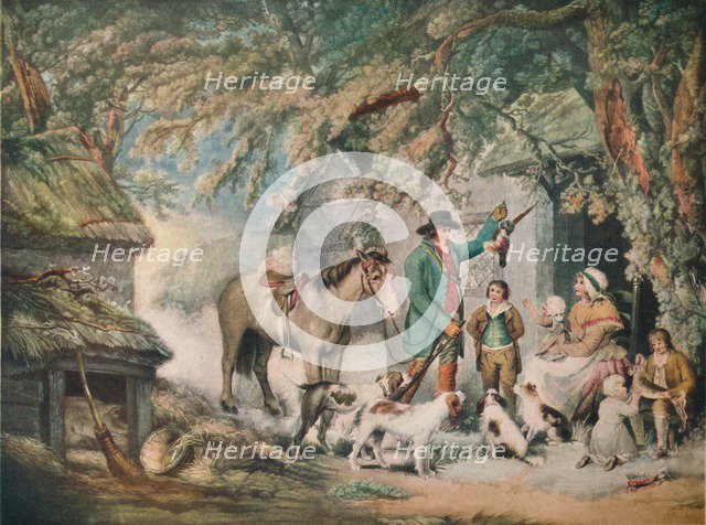 Evening or the Sportsman's Return, 1795, (1919). Artist: Joseph Grozer