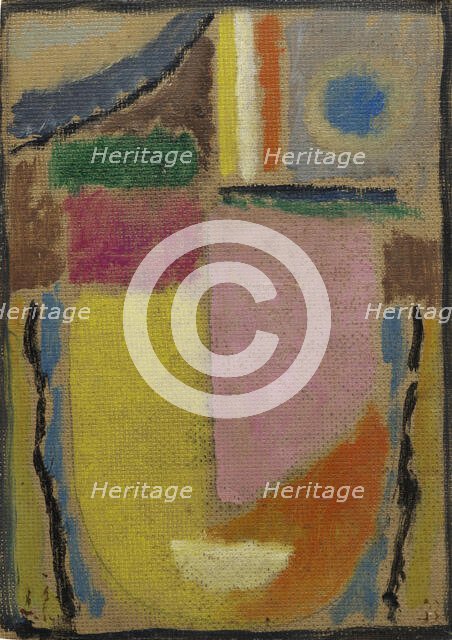 Abstract head, 1933. Creator: Jawlensky, Alexei, von (1864-1941).