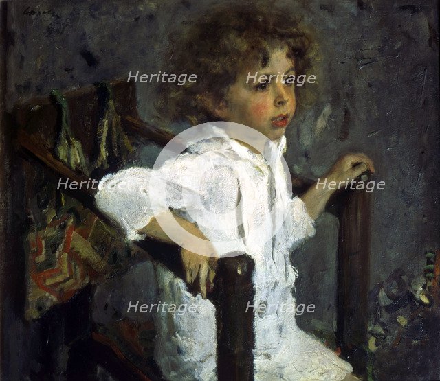 'Portrait of Mika Morosov', 1901.  Artist: Valentin Serov