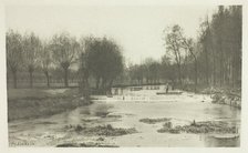 The Shoot, Amwell Magna Fishery, 1880s. Creator: Peter Henry Emerson.