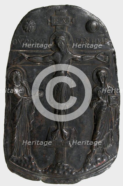 Plaque with the Crucifixion, European, 16th century. Creator: Unknown.