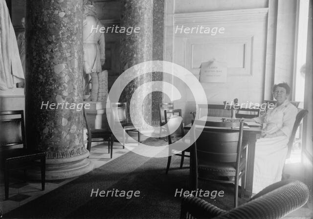 U.S. Capitol - Ladies' Reception Room, 1917. Creator: Harris & Ewing.