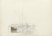 Sailing boat, 1797-1838.  Creator: Johannes Christiaan Schotel.