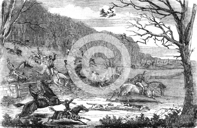 Fox-hunting, 1854. Creator: Unknown.