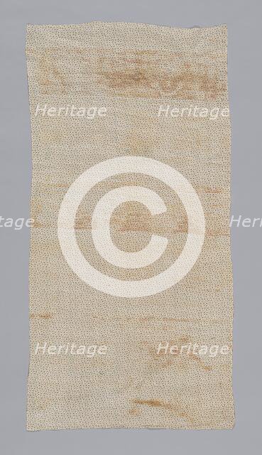 Backing from Thanka (Religious Picture), China, 18th century, Qing dynasty (1644-1911). Creator: Unknown.