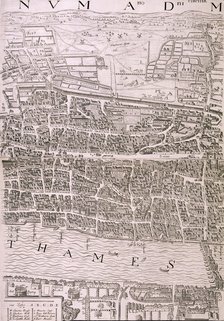 Map of London, 1560 Artist: George Vertue