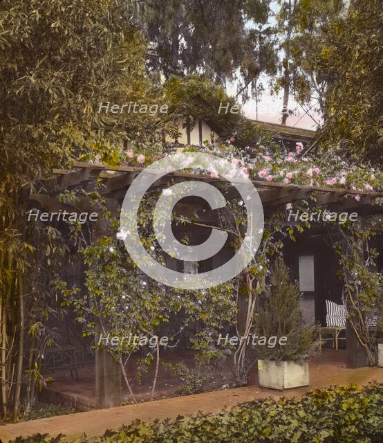 "Inellan," Walter Douglas house, Channel Drive, Montecito, California, 1917. Creator: Frances Benjamin Johnston.