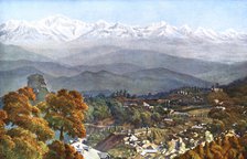 The snows from Jalapahar, Darjeeling, India, early 20th century. Artist: Unknown