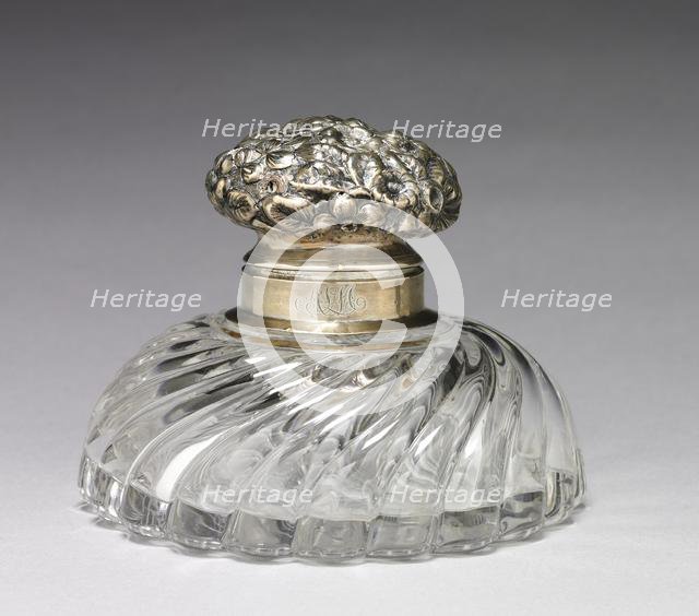 Inkwell, c. 1900 . Creator: George W. Shiebler (American, 1846-1920).