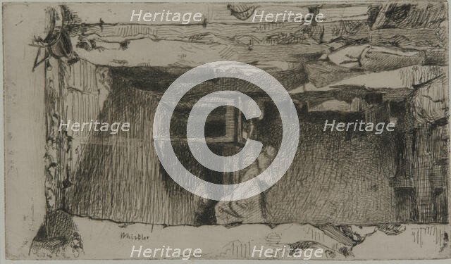 Rag Pickers, Quartier Mouffetard, Paris, 1858. Creator: James Abbott McNeill Whistler.