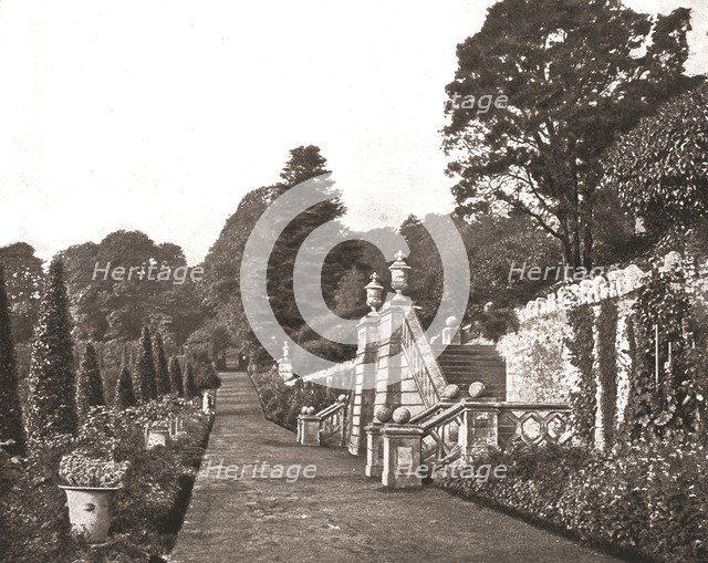 Drummond Castle gardens, Perthshire, Scotland, 1894. Creator: Unknown.