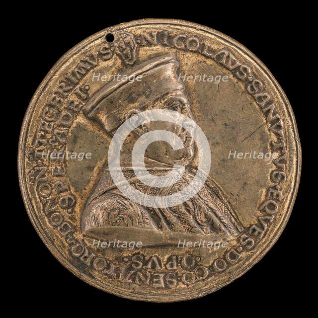 Niccolò Sanuti, c. 1407-1482, Noble of Bologna [obverse], c. 1482. Creator: Sperandio Savelli.