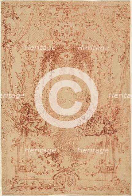 The Bower, c. 1716. Creator: Jean-Antoine Watteau.