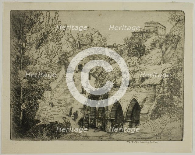 The Fountains, 1909. Creator: Donald Shaw MacLaughlan.