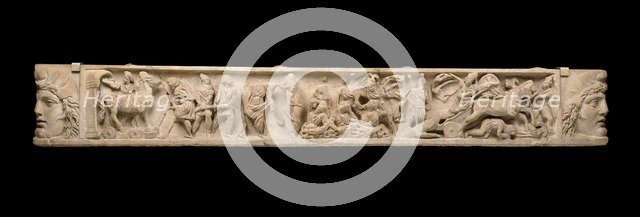 Sarcophagus lid, 3rd century. Artist: Unknown.