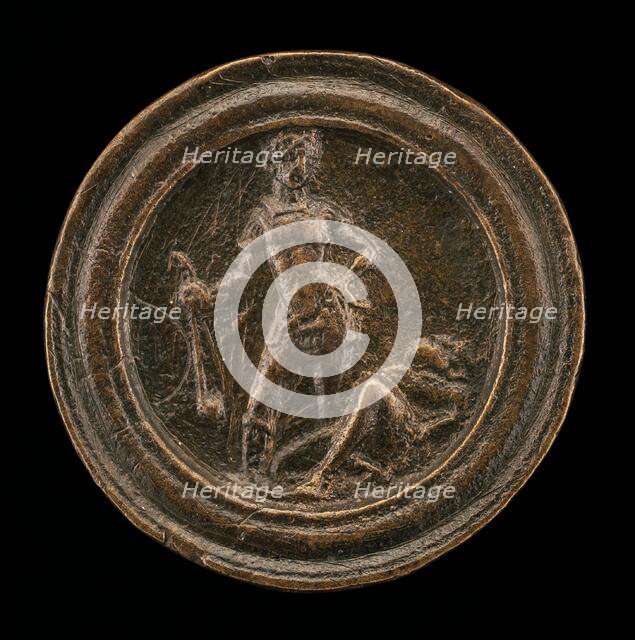 David and Goliath, mid or late 1490s. Creator: Moderno.