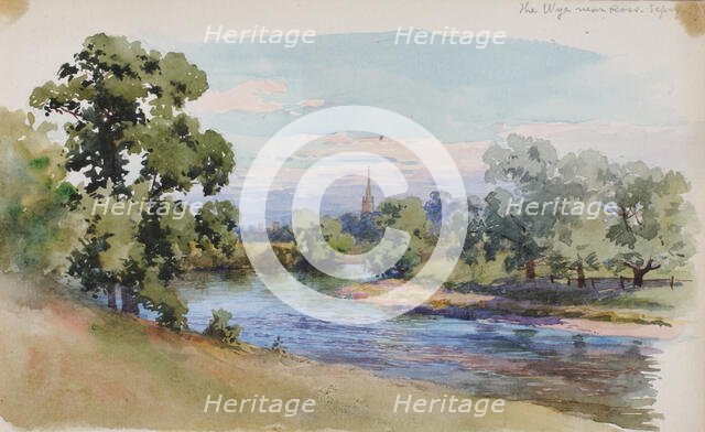 The Wye near Ross, 1899. Creator: George Elbert Burr.