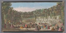 View of the Salle The ball in the garden of Versailles, 1700-1799. Creators: Anon, Jacques Rigaud.
