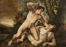 Cain slaying Abel, First Half of 17th cen.. Creator: Pepyn (Pepijn), Marten (1575-1643).