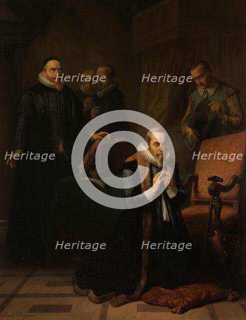 The last prayer of Johan van Oldenbarnevelt, 1840-1878. Creator: Simon Opzoomer.