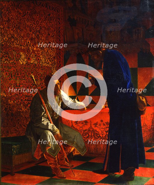 'Ivan IV and Malyuta Skuratov', 1870. Artist: Grigori Sedov