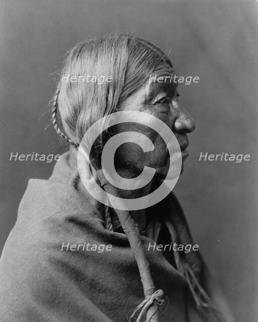 Cheyenne profile, c1910. Creator: Edward Sheriff Curtis.