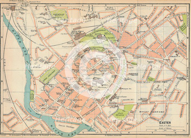 'Exeter', c20th Century. Artist: John Bartholomew.