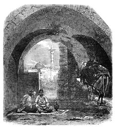The Desert Route - Gateway in the Walls of Beyrout, 1857. Creator: Unknown.