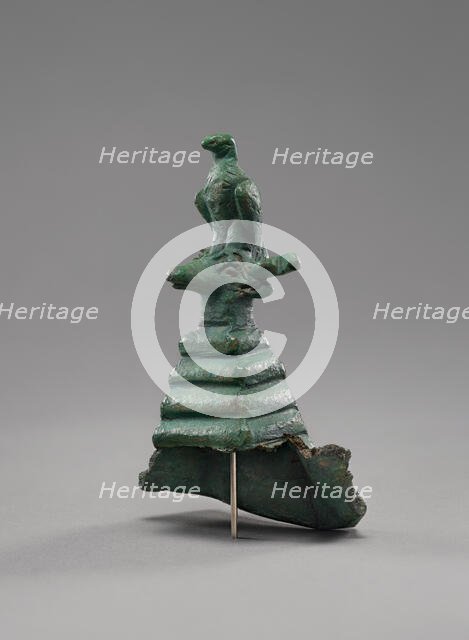 Statuette of an Eagle and Stag's Head on top of a Stepped Pyramid, 2nd-3rd century A.D. Creator: Unknown.